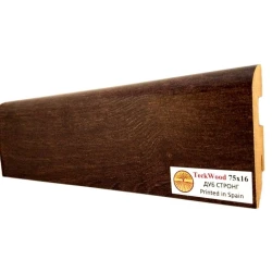 Плинтус МДФ Теквуд / Teckwood 75 мм Дуб Стронг