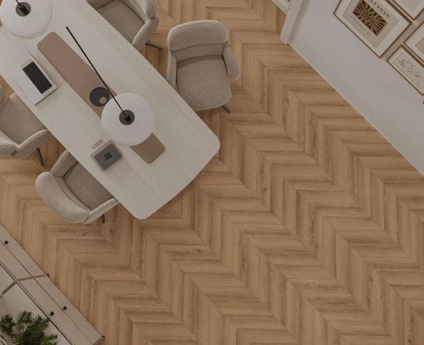 Кварц-виниловый Ламинат Tulesna Art Chevron 1011-2 Solare на Otdelka1.ru