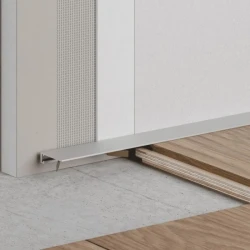 Микро плинтус Лайн Ликорн C-05.25.2 серебристый