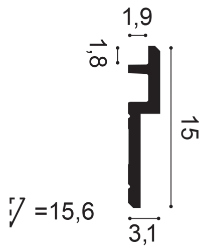 Карниз Orac decor C395 на otdelka1.ru