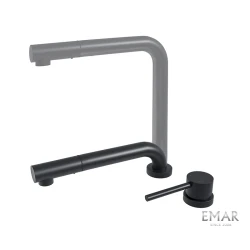 Смеситель EMAR ЕС-7027 PVD Black