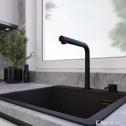 Смеситель EMAR ЕС-7027 PVD Black