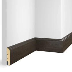Плинтус Cosca EP07 NanoFlex дуб Темный 80x16x2400 мм МДФ