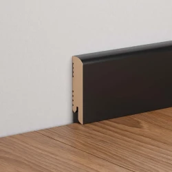 Плинтус МДФ Ликорн K-02 Глубокий черный