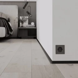 Микро плинтус Лайн Ликорн C-05.25.3 L-образный черный