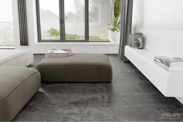 Виниловая плитка Винилам / Vinilam Ceramo 91908 Перуанский Камень на otdelka1.ru