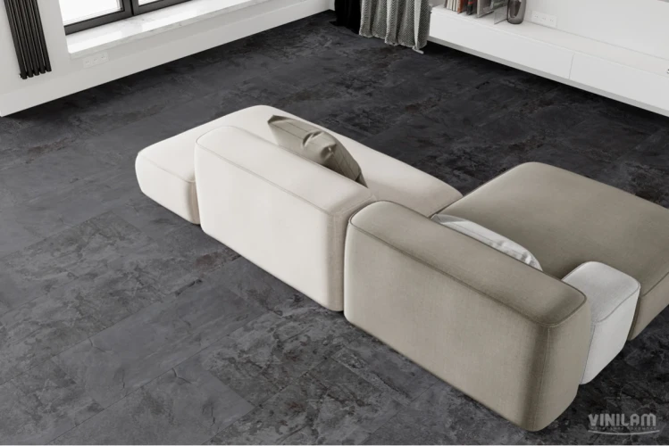 Виниловая плитка Винилам / Vinilam Ceramo 91908 Перуанский Камень на otdelka1.ru