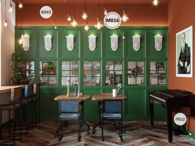 Молдинг Cosca MX016 64х19 экополимер