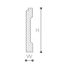 FD1 плинтус Wallstyl NMC 100х15х2000 мм на Otdelka1.ru