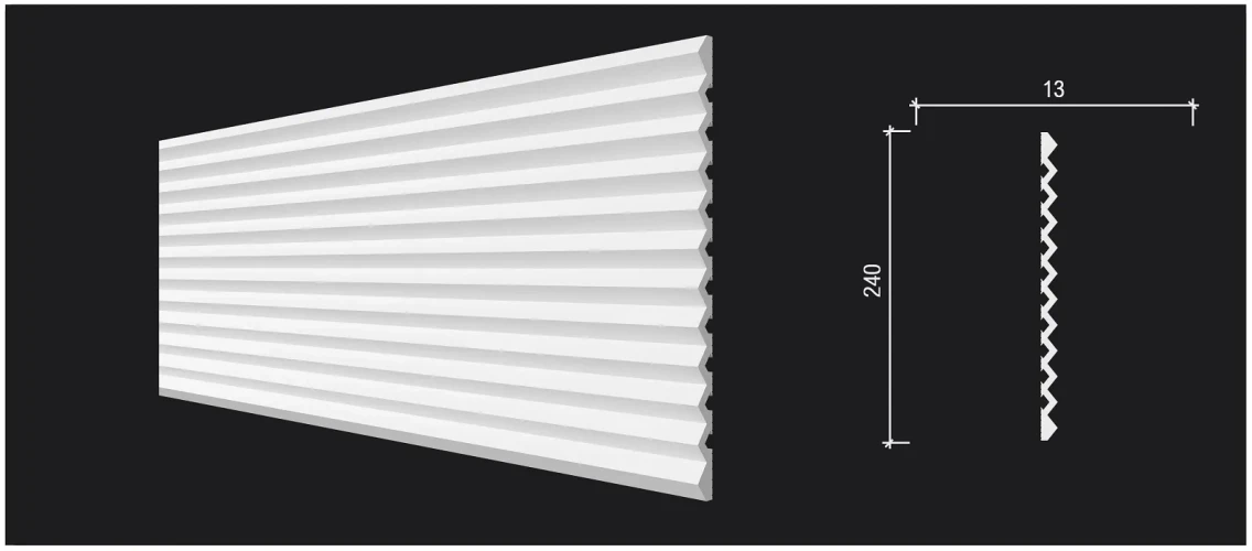 Стеновая панель 3D Decor Dizayn DD912 3м на otdelka1.ru