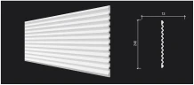 Стеновая панель 3D Decor Dizayn DD912 3м на otdelka1.ru