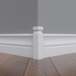 Соединительный элемент для плинтуса МДФ под покраску Madest Decor CD01