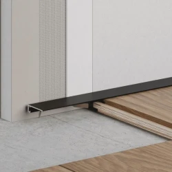 Микро плинтус Лайн Ликорн C-05.25.3 черный