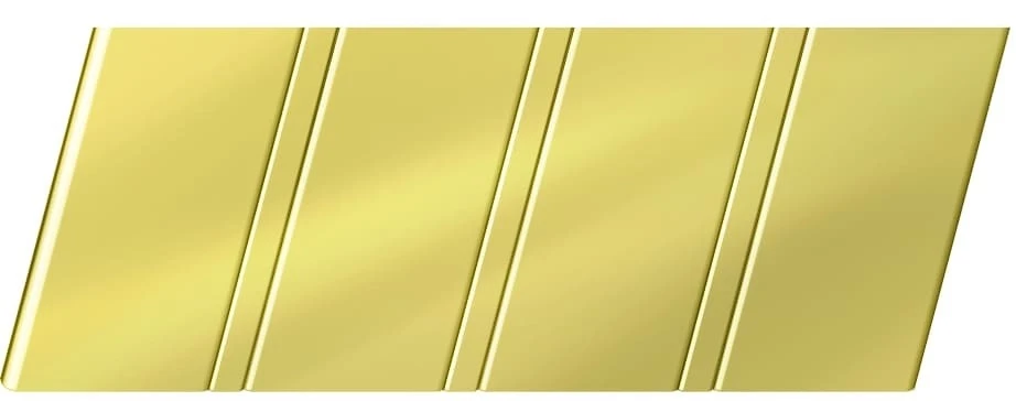 Реечный потолок Ceiling group 84R 151 Золото зеркало