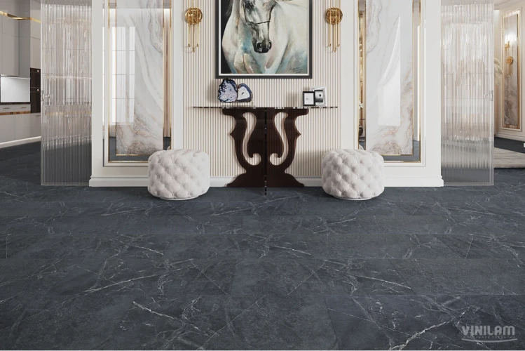 Виниловая плитка Винилам / Vinilam Ceramo 91909 Ионический Мрамор на Otdelka1.ru
