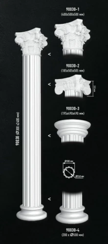 Капитель Decomaster 90030-2 на otdelka1.ru