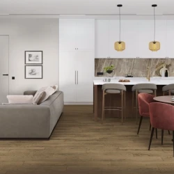 Кварц-виниловый ламинат Damy floor Family 0030-6 Дуб Мокко