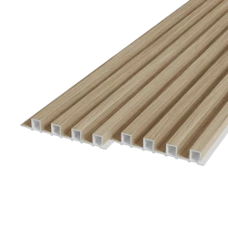 Стеновая панель Artiva WPC Ясень бежевый 168x24x2700