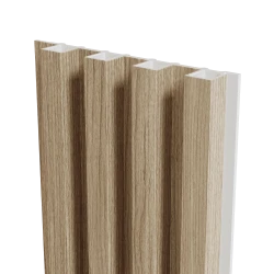 Стеновая панель Artiva WPC Ясень бежевый 168x24x2700