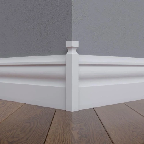 Соединительный элемент для плинтуса МДФ под покраску Madest Decor CD02 на otdelka1.ru