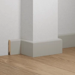 Плинтус МДФ Ликорн K-02 Серый шелк