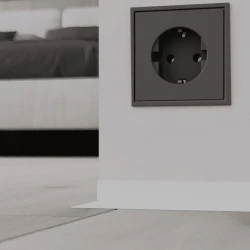 Микро плинтус Лайн Ликорн C-05.25.4 L-образный белый