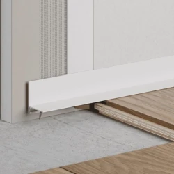 Микро плинтус Лайн Ликорн C-05.25.4 L-образный белый