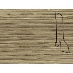 Плинтус шпонированный Педрос / Pedross Дуб Презенс 60 х 22 мм