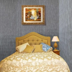 Натуральные обои Cosca Папирус Блю 0.91 x 5.5 м