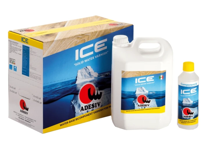 2-компонентный полиуретановый паркетный лак Adesiv Ice 5.5л на Otdelka1.ru