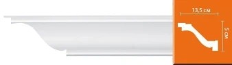 Потолочный плинтус Decomaster 96331 на Otdelka1.ru