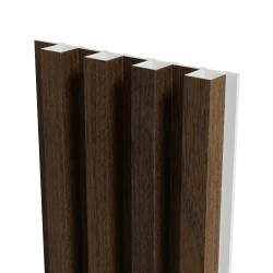 Стеновая панель Artiva WPC Орех темный 168x24x2700