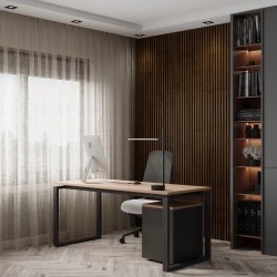 Стеновая панель Artiva WPC Орех темный 168x24x2700