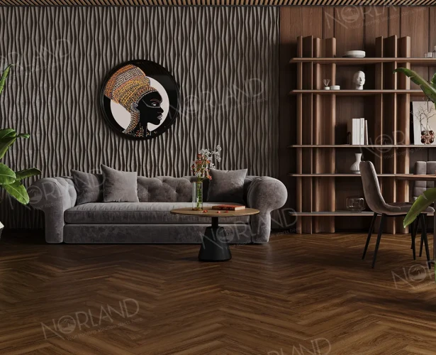 Ламинат Norland Herringbone Elegant Strong LF304-22 Дуб Треско на otdelka1.ru