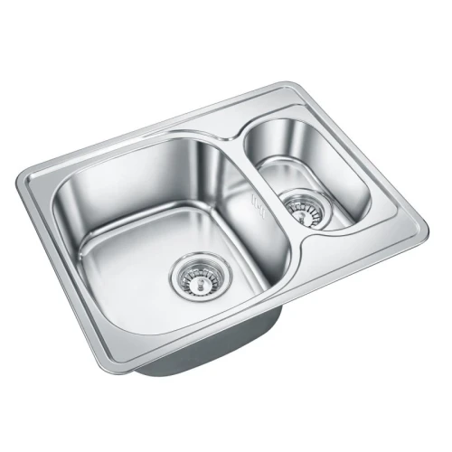 Маленькая Мойка для кухни с двумя чашами EMAR 5948 на otdelka1.ru