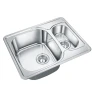 Маленькая Мойка для кухни с двумя чашами EMAR 5948 на otdelka1.ru