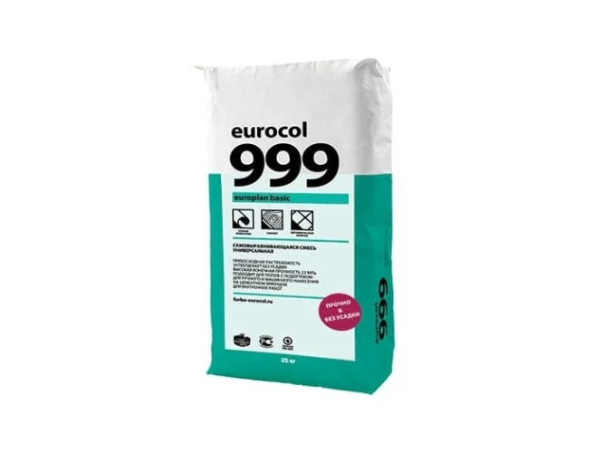 Самовыравнивающаяся смесь универсальная Forbo 999 EUROPLAN BASIC 20кг