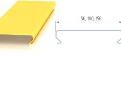 Реечный потолок Албес / Albes Рейка белая матовая