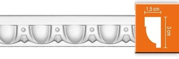 Молдинг гибкий Decomaster DT-8015F на otdelka1.ru