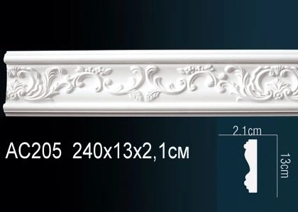Молдинг с рисунком Perfect / Перфект AC205F на otdelka1.ru