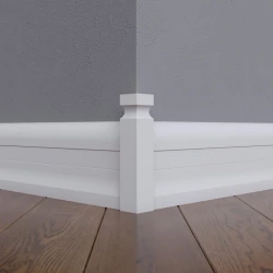 Соединительный элемент для плинтуса МДФ под покраску Madest Decor CD04