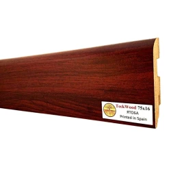 Плинтус МДФ Теквуд / Teckwood 75 мм Ятоба