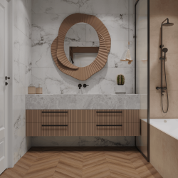 Кварц-виниловый Ламинат Tulesna Art Chevron 1011-6 Segreto