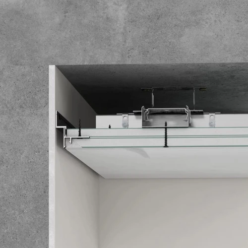 Теневой потолочный карниз Laconistiq Gips Regular Без покрытия на otdelka1.ru