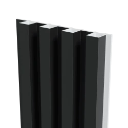 Стеновая панель Artiva WPC Графит 168x24x2700