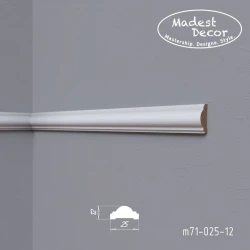 Молдинг МДФ под покраску Madest Decor M71-025-12