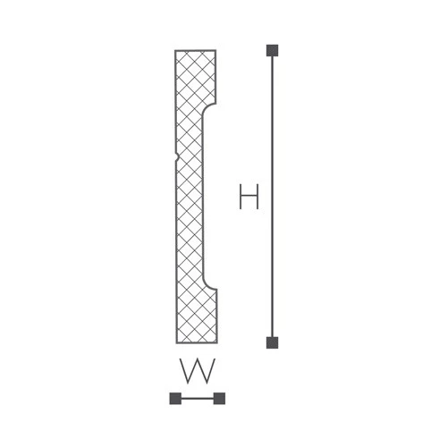 FD2 плинтус Wallstyl NMC 110х15х2000 мм на otdelka1.ru