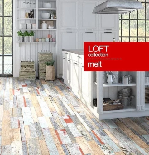 Замковая напольная пробка Коркстайл / Corkstyle Loft Melt на Otdelka1.ru