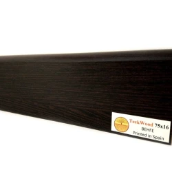 Плинтус МДФ Теквуд / Teckwood 75мм венге
