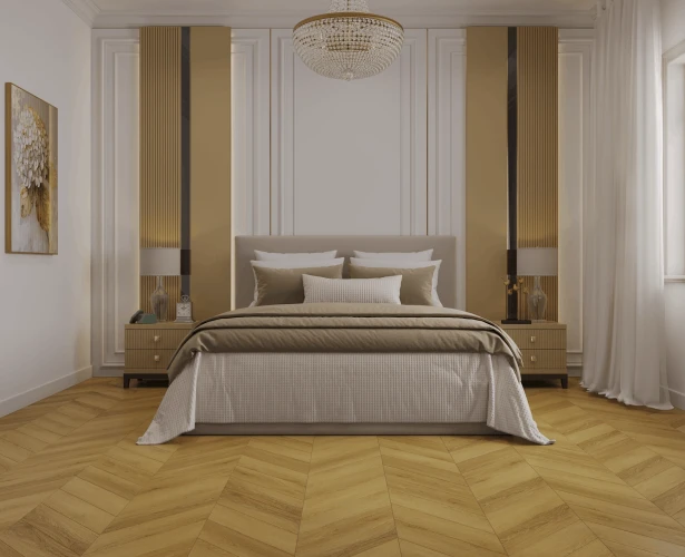 Кварц-виниловый Ламинат Tulesna Art Chevron 1011-10 Valore на Otdelka1.ru